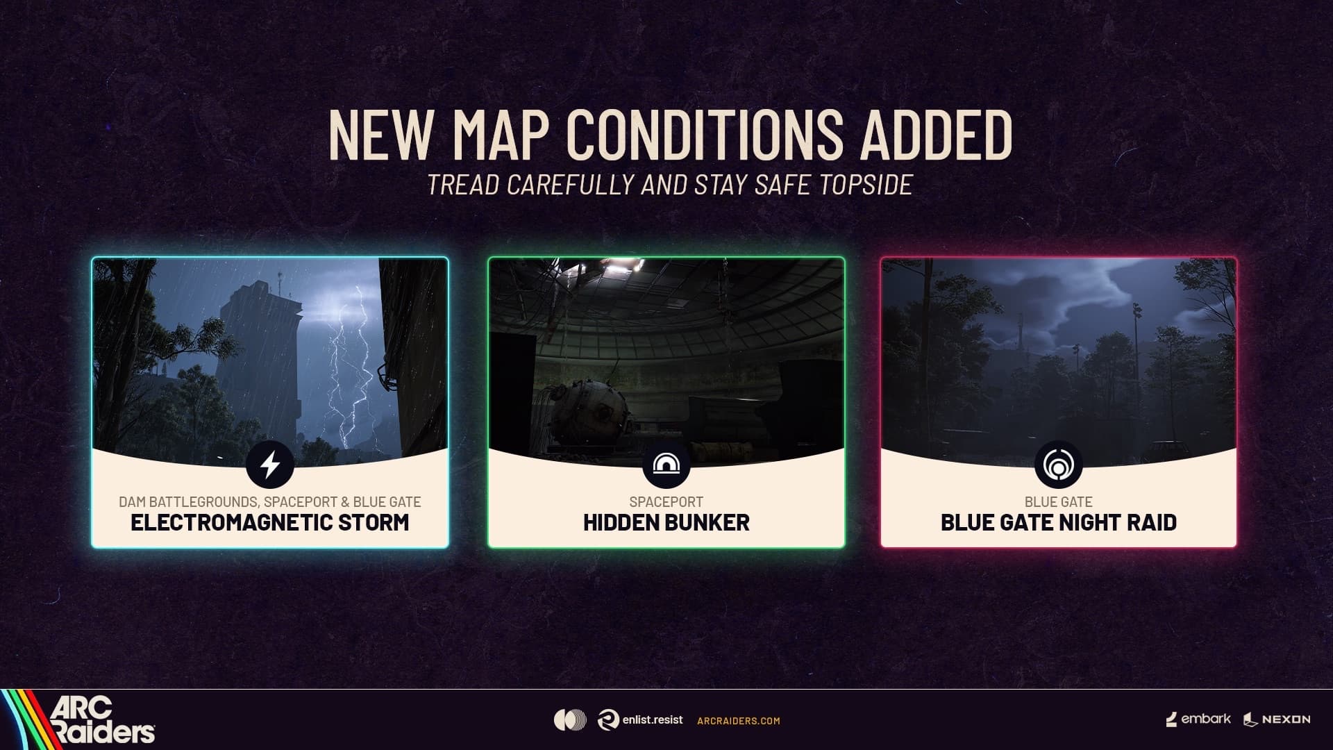 Nouvelles conditions cartographiques